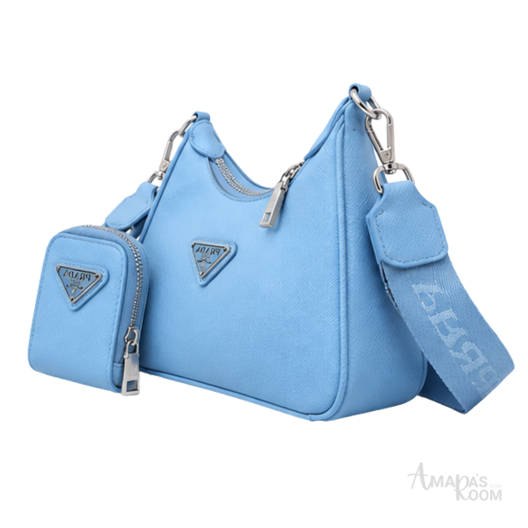 Prada Bag | Re-Edition 2005 Shoulder Bag – Light Blue
