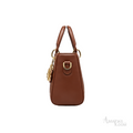Dior Quilted Leather Handbag – Brown - View 3