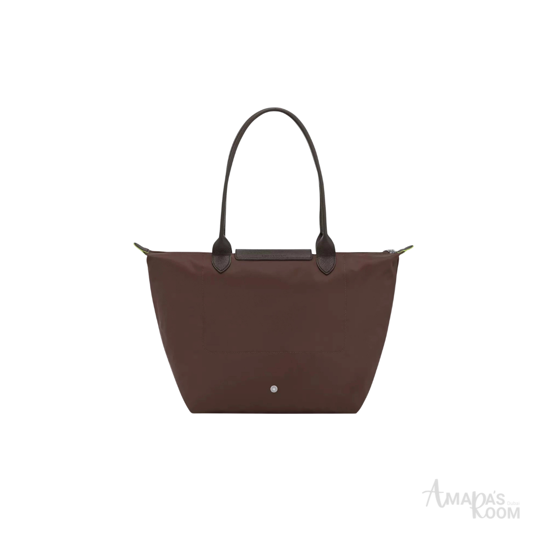Longchamp Le Pliage Green Shoulder Tote – Mocha Brown - View 3