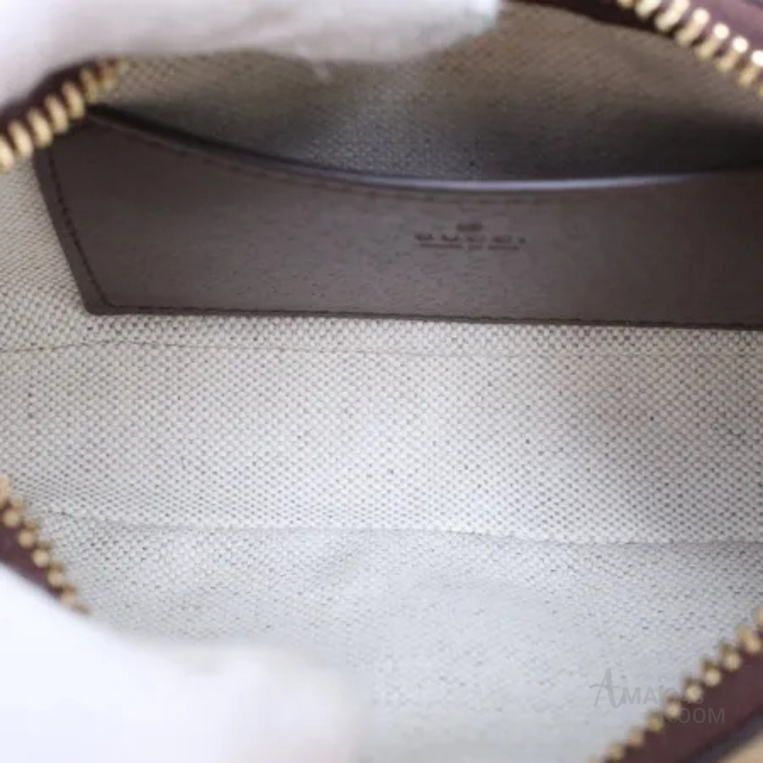 Gucci Ophidia Mini GG Canvas Shoulder Bag – Brown - View 4