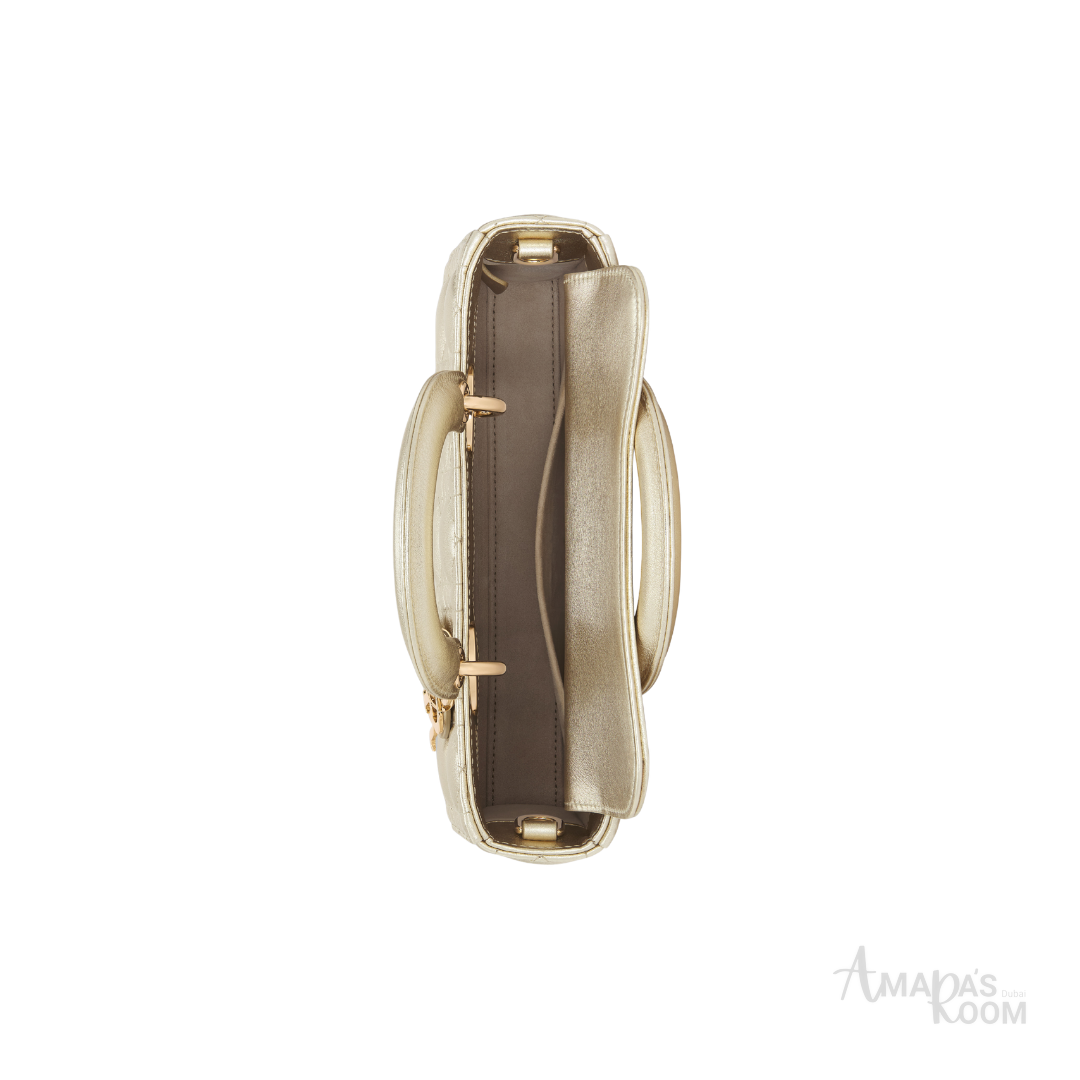 Dior Lady D-Joy Quilted Leather Bag – Gold - View 4