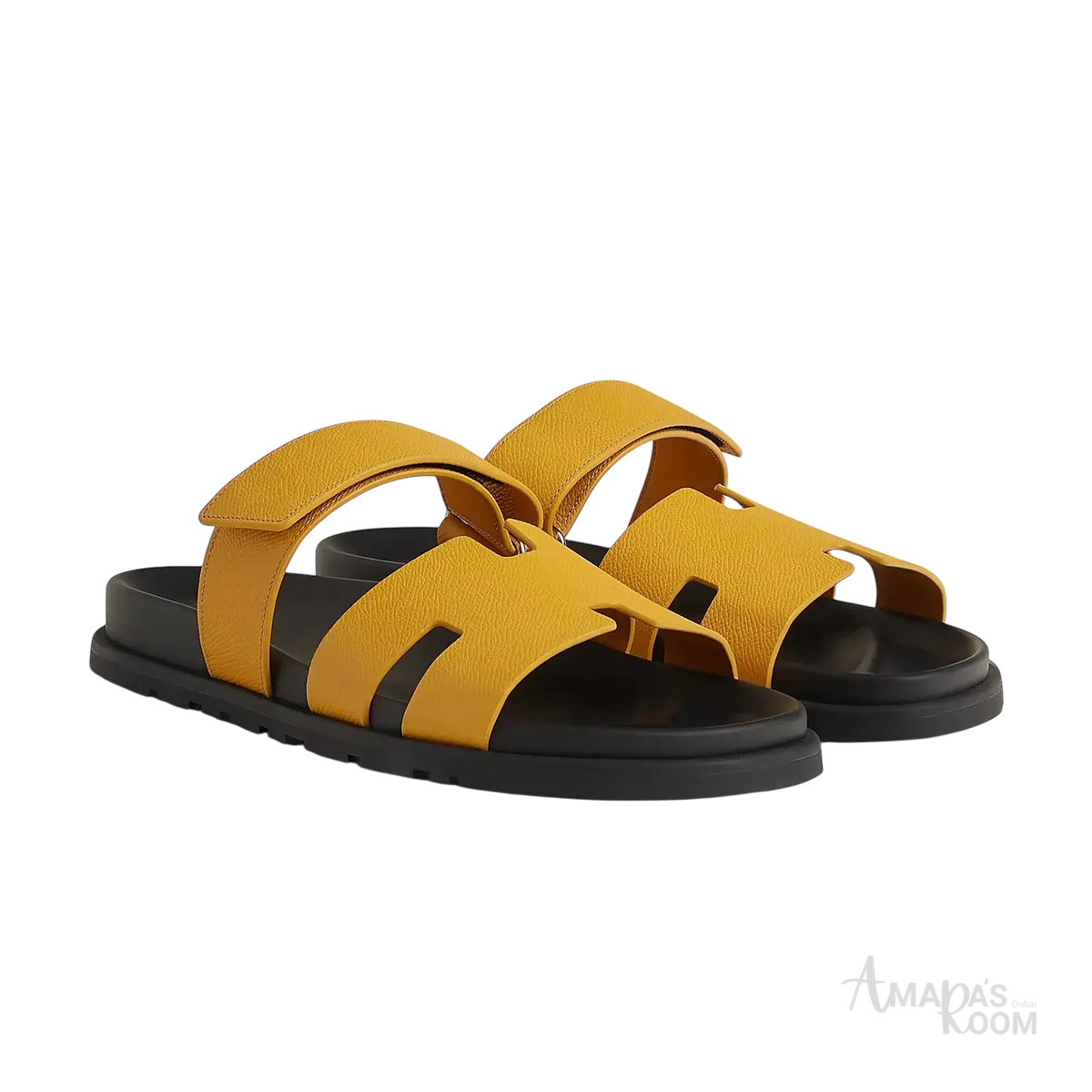 Hermès Chypre Sandals – Jaune Topaze - View 1