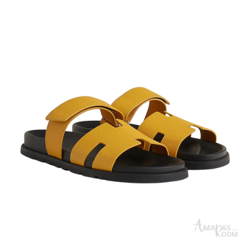 Hermès Chypre Sandals – Jaune Topaze - View 1