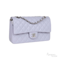 Chanel Classic Double Flap Bag Lavender Caviar Silver Hardware - View 2