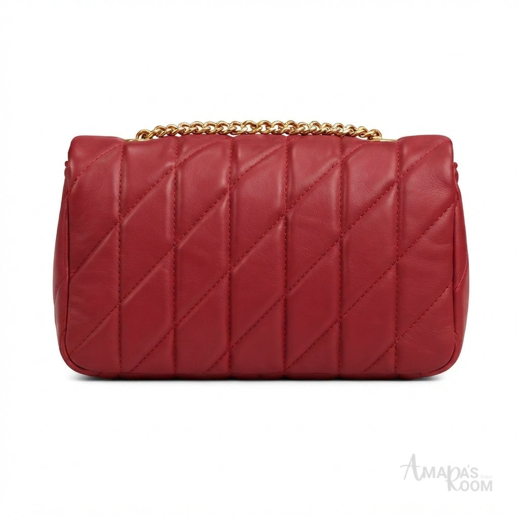 Coach Quilted Tabby Bag – Burgundy - View 4
