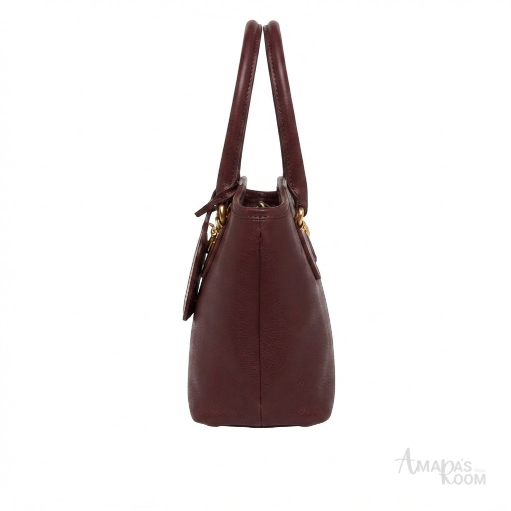 Miu Miu Aventure Nappa Leather Bag – Burgundy - View 3