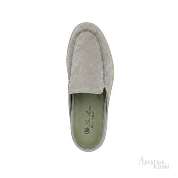 Loro Piana Footwear | Babouche Walk Grey