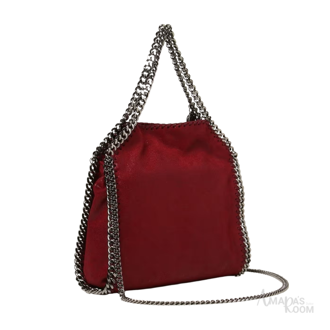 Stella McCartney Eco Shaggy Deer Mini Tote Bag – Rust - View 2