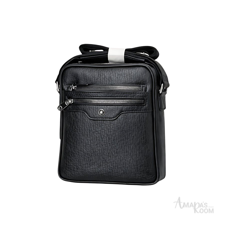 Loro Piana Crossbody Bag | Black Leather - View 1