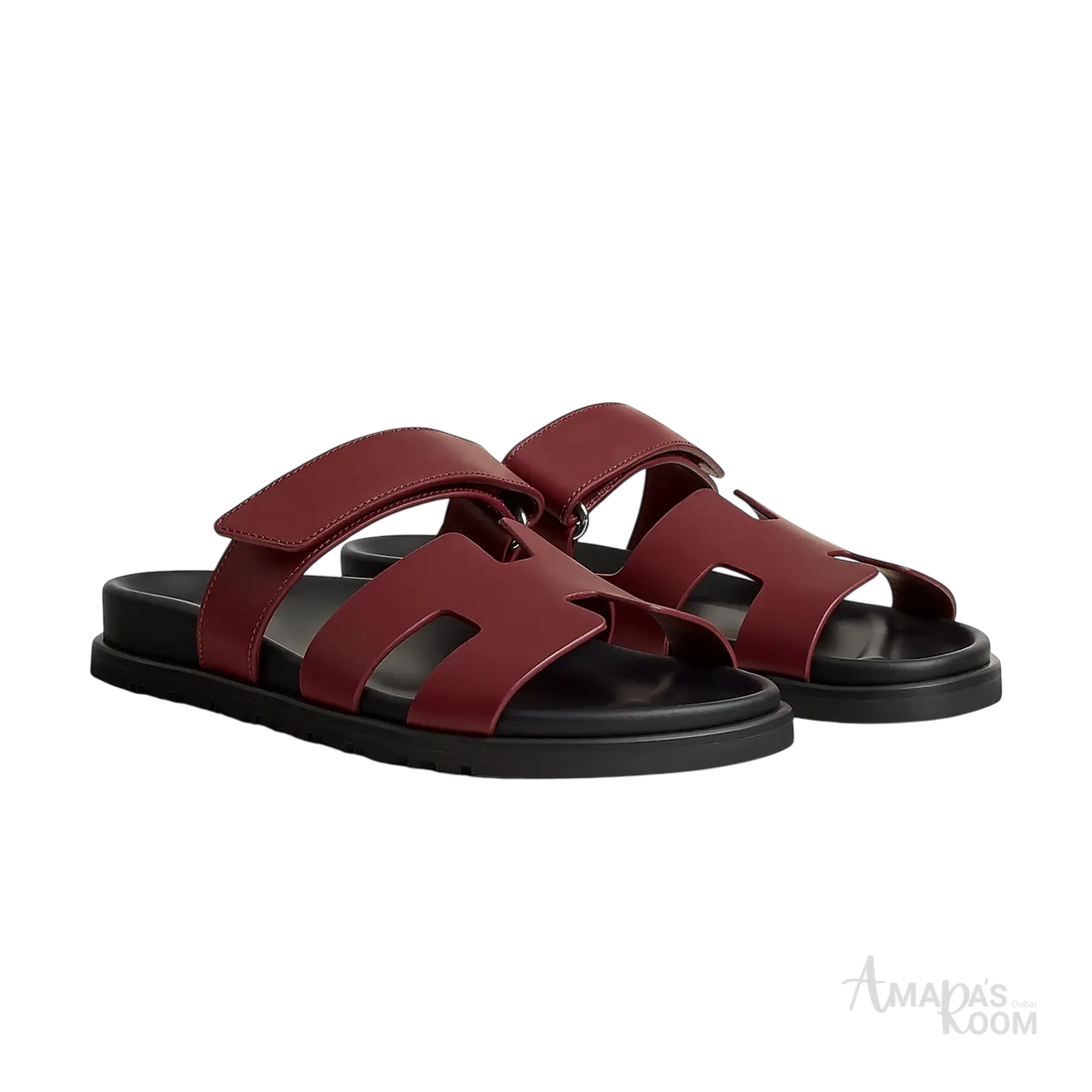 Hermès Chypre Sandals – Rouge H - View 1