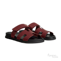 Hermès Chypre Sandals – Rouge H - View 1