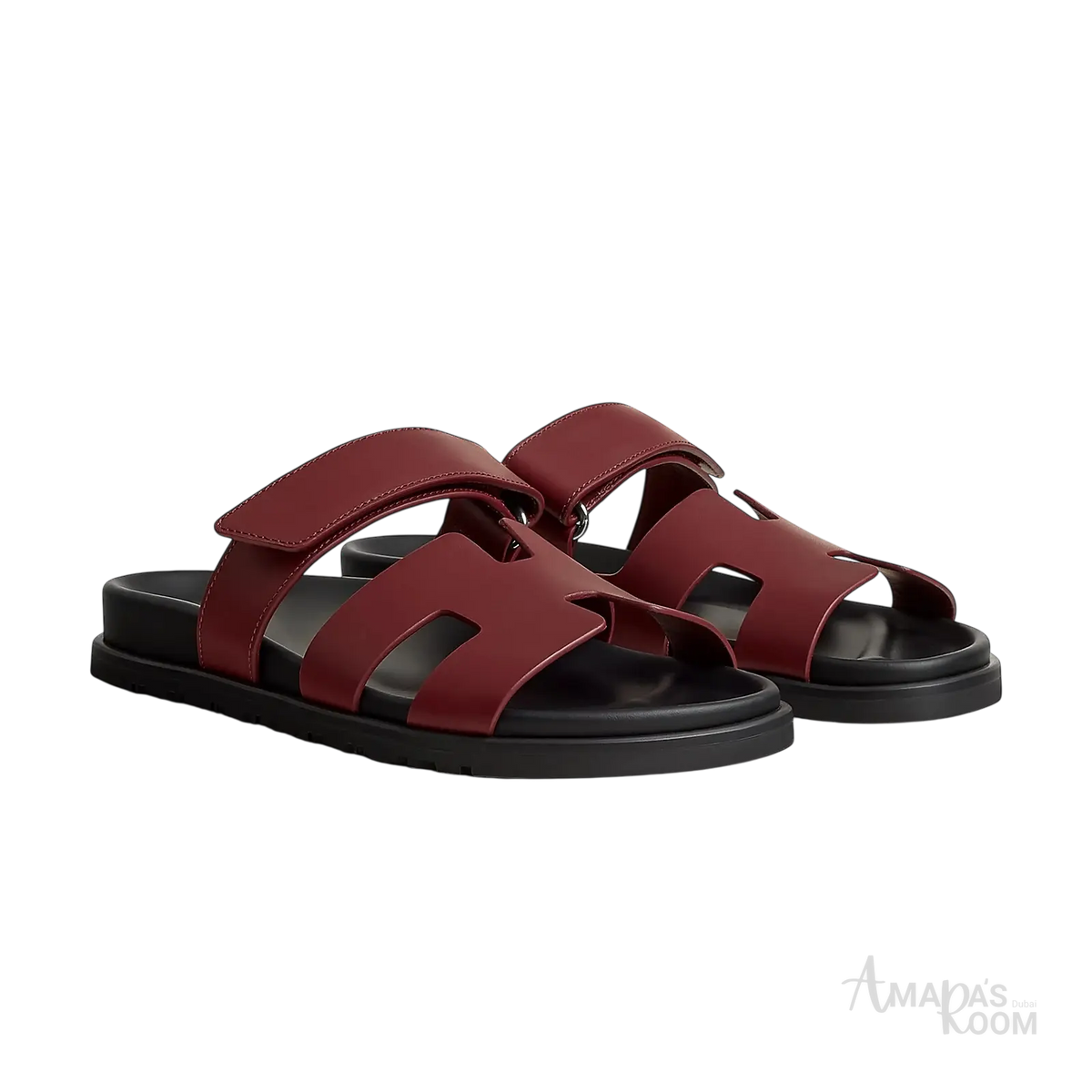 Hermès Chypre Sandals – Rouge H - View 1