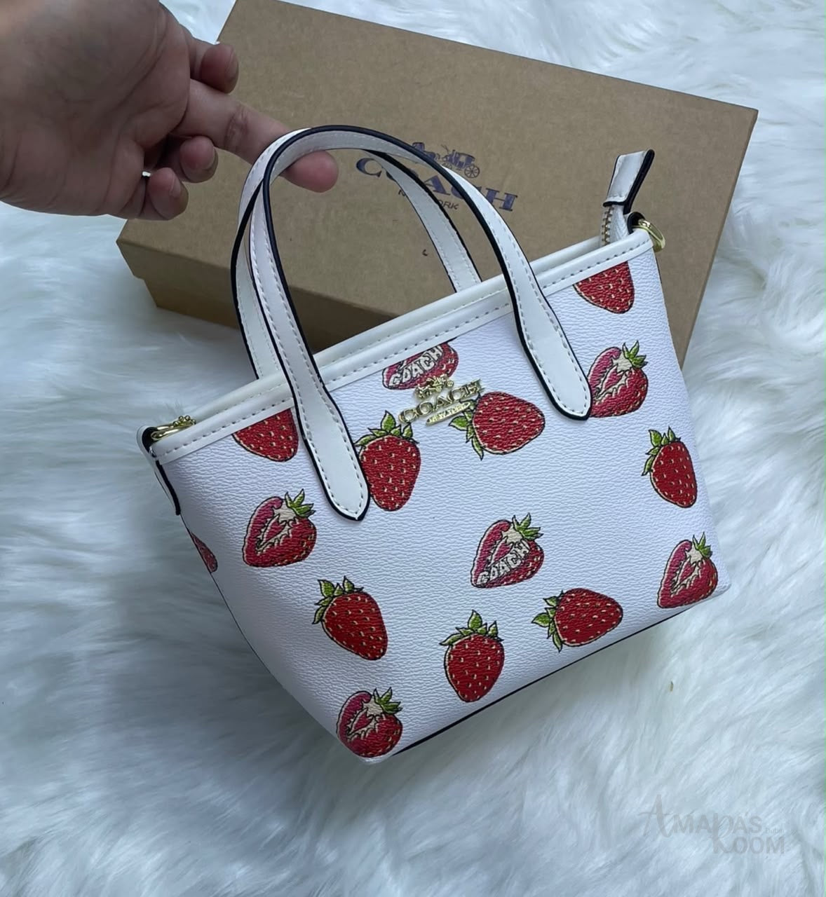 Coach Bag Mollie Tote Bag Chalk Multi - View 5