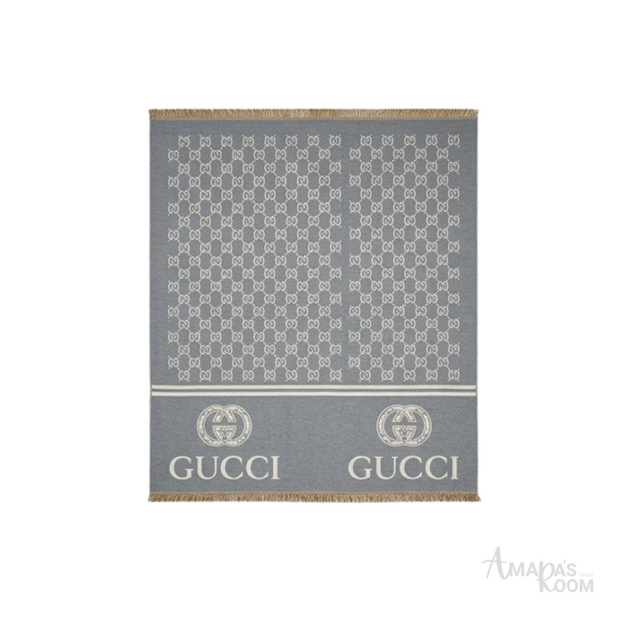 Gucci Scarf | GG Light Grey