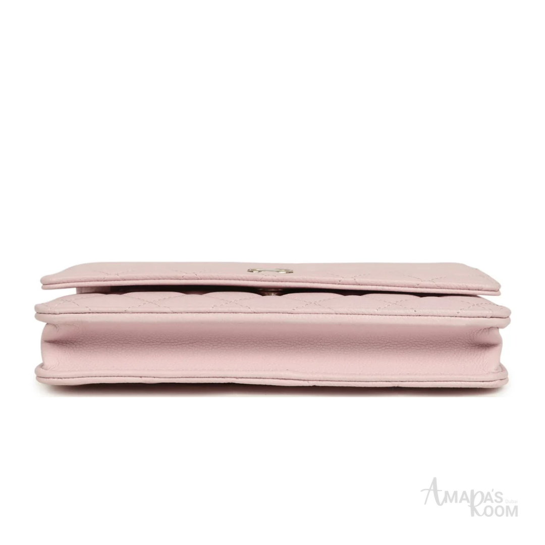 Chanel Quilted Wallet – Light Pink - View 4