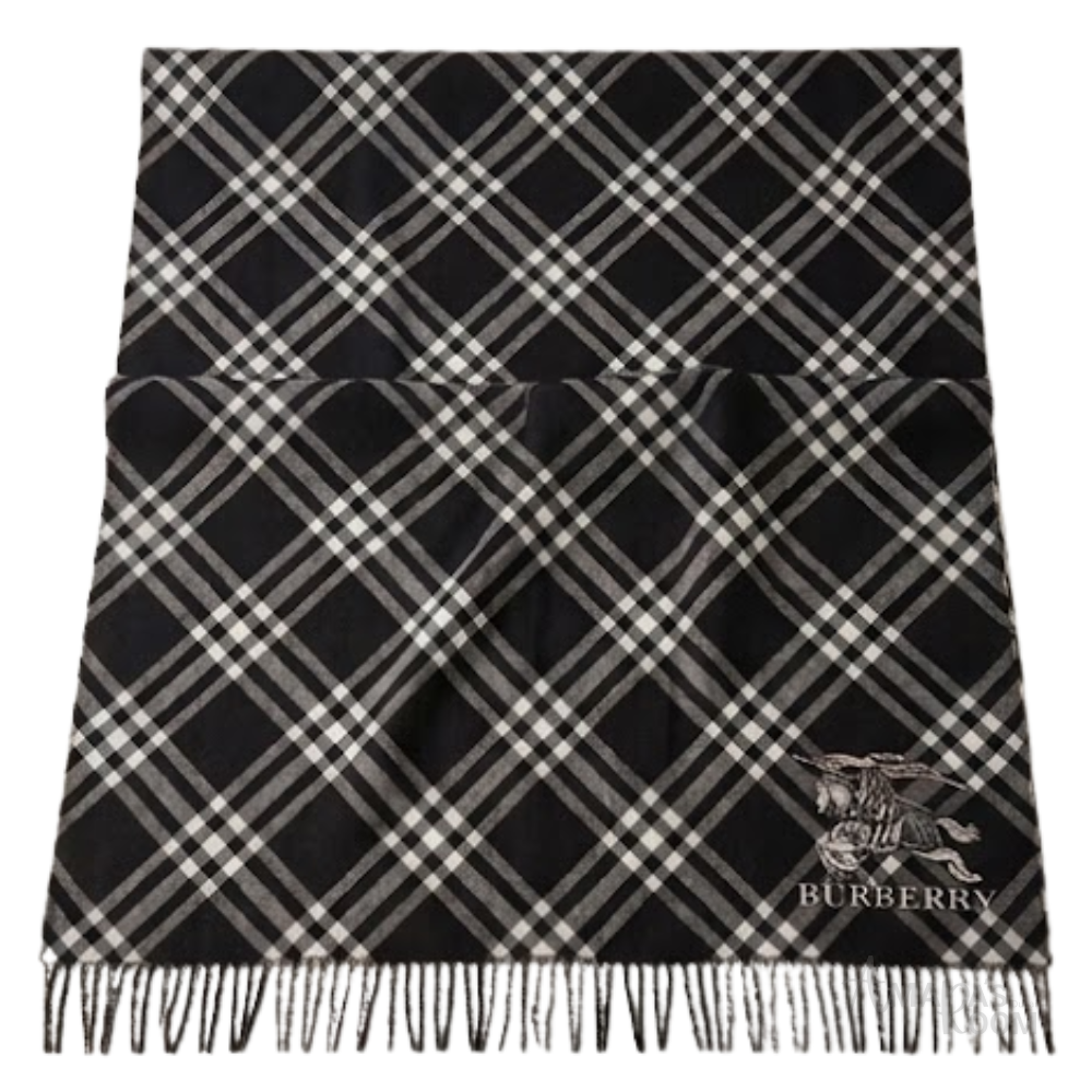 Burberry | Scarf Classic Check Black - View 1
