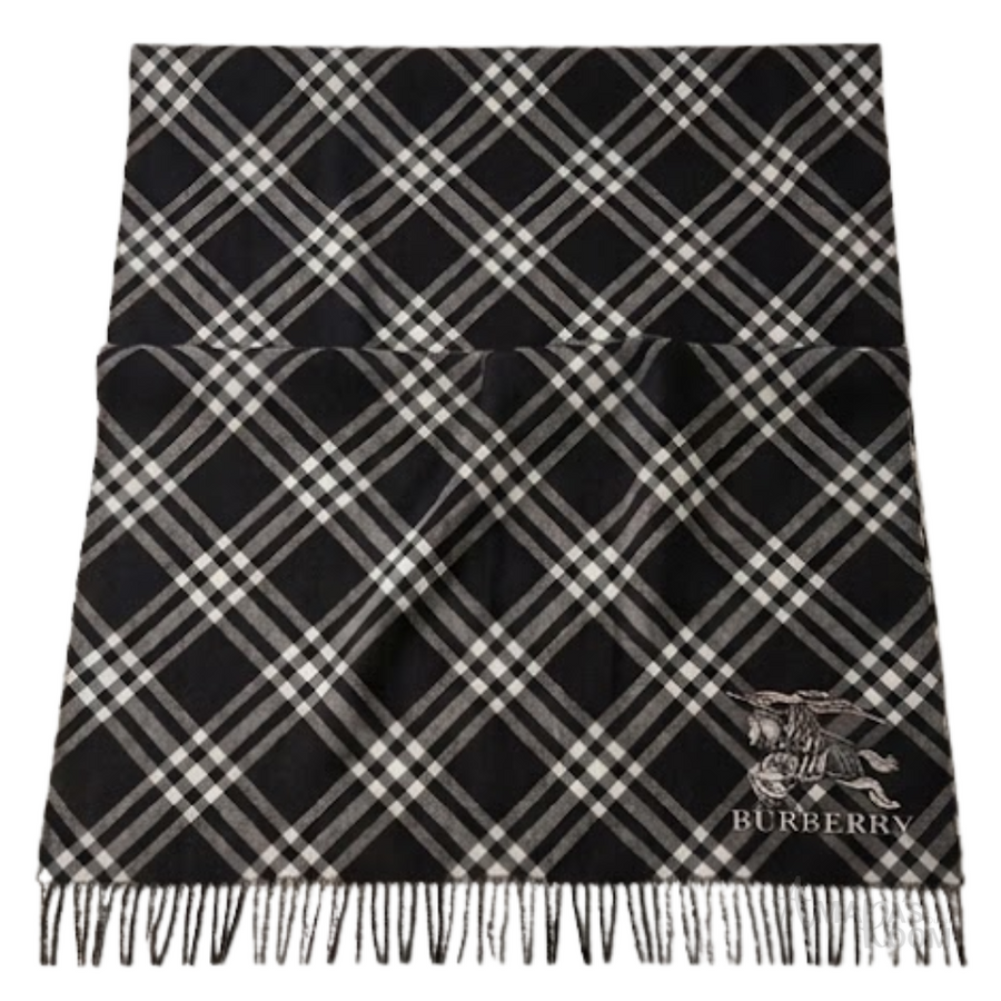 Burberry | Scarf Classic Check Black - View 1