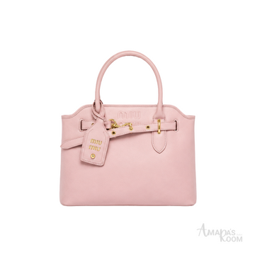 Miu Miu Aventure Nappa Leather Handbag – Light Pink - View 1