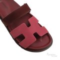 Hermès Chypre Sandals – Rose Pinson / Marron Palissandre - View 2