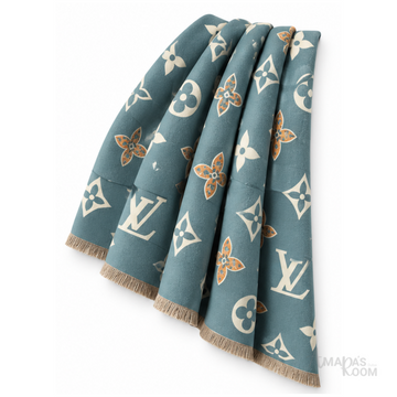 Louis Vuitton Scarf | Monogram Bleu Canard
