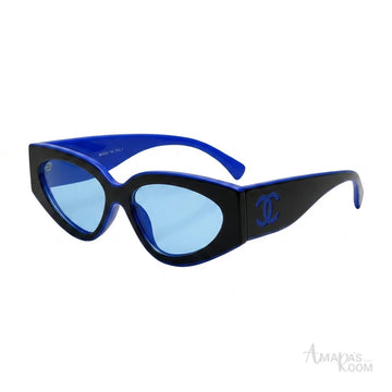 Chanel Sunglasses CH6056 – Black & Blue - View 1