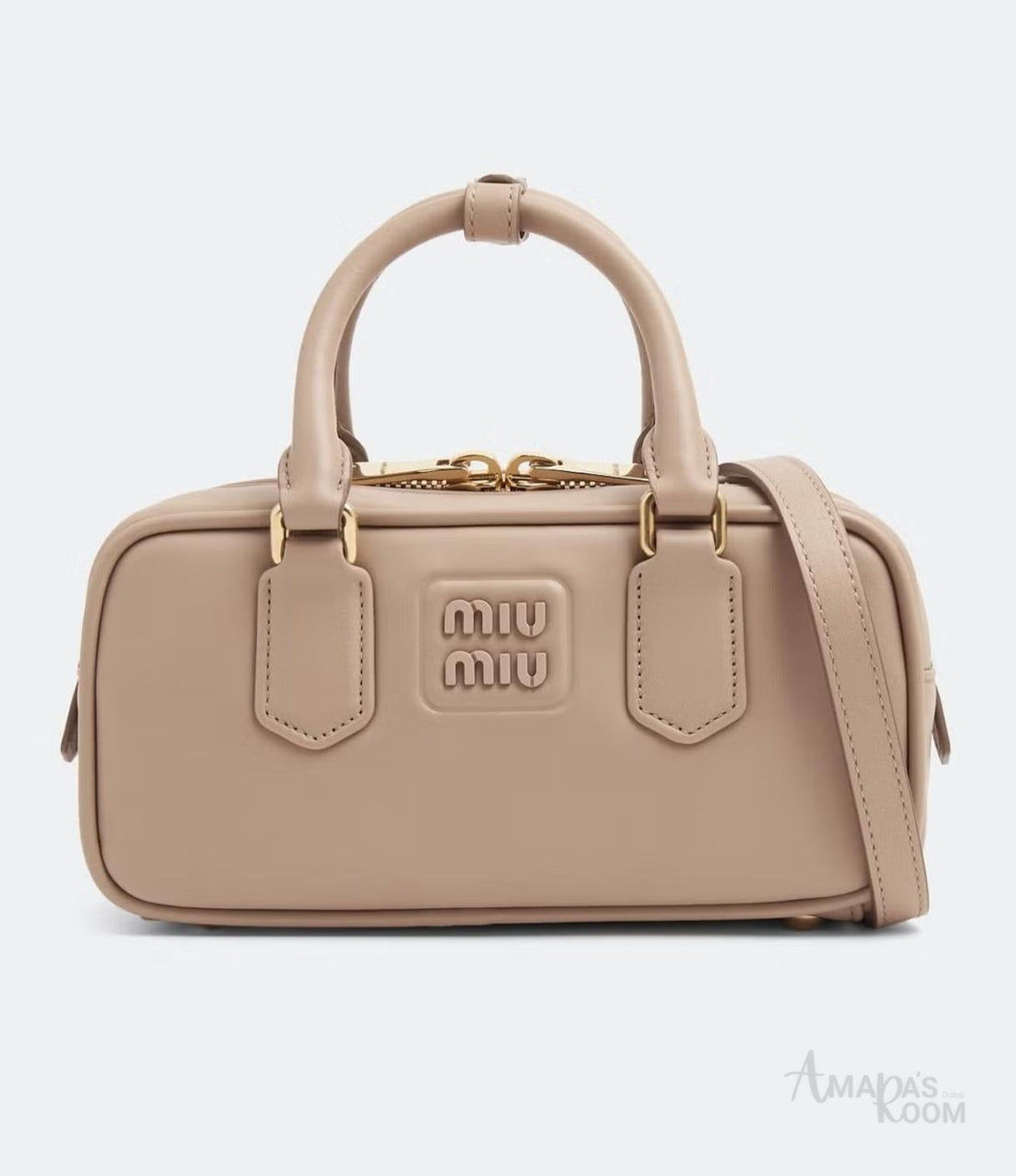 Miu Miu Bag Arcadie Leather Beage – product view