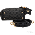Coach Bag | Mini Rowan Crossbody Bag – Charcoal – Black Signature