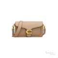 Coach Tabby Leather Shoulder Bag – Nude - View 1
