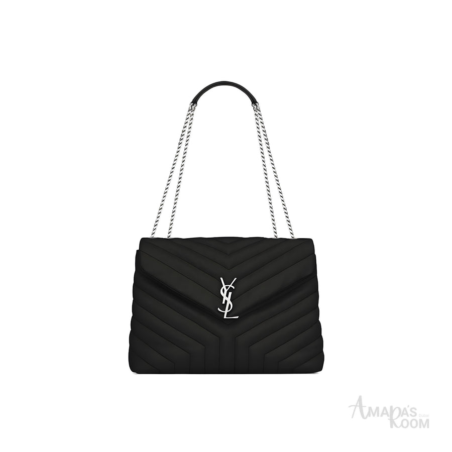 حقيبة YSL | لولو أسود فضي