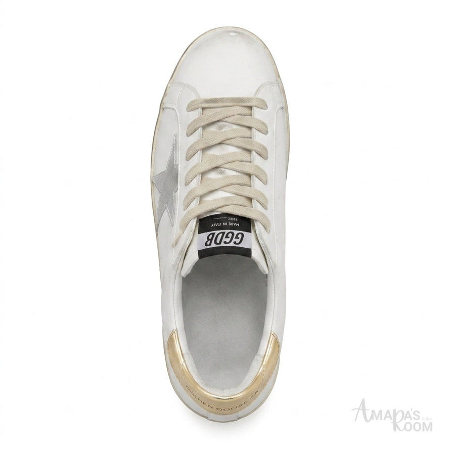 Golden Goose Super-Star Sneakers – Metallic Star - View 1
