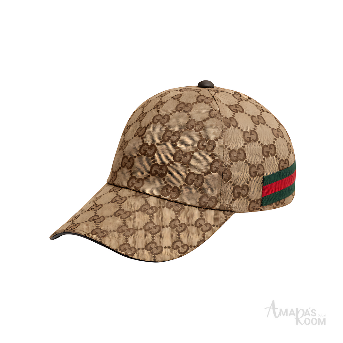 Gucci Logo Stripe Canvas - Brown - View 1