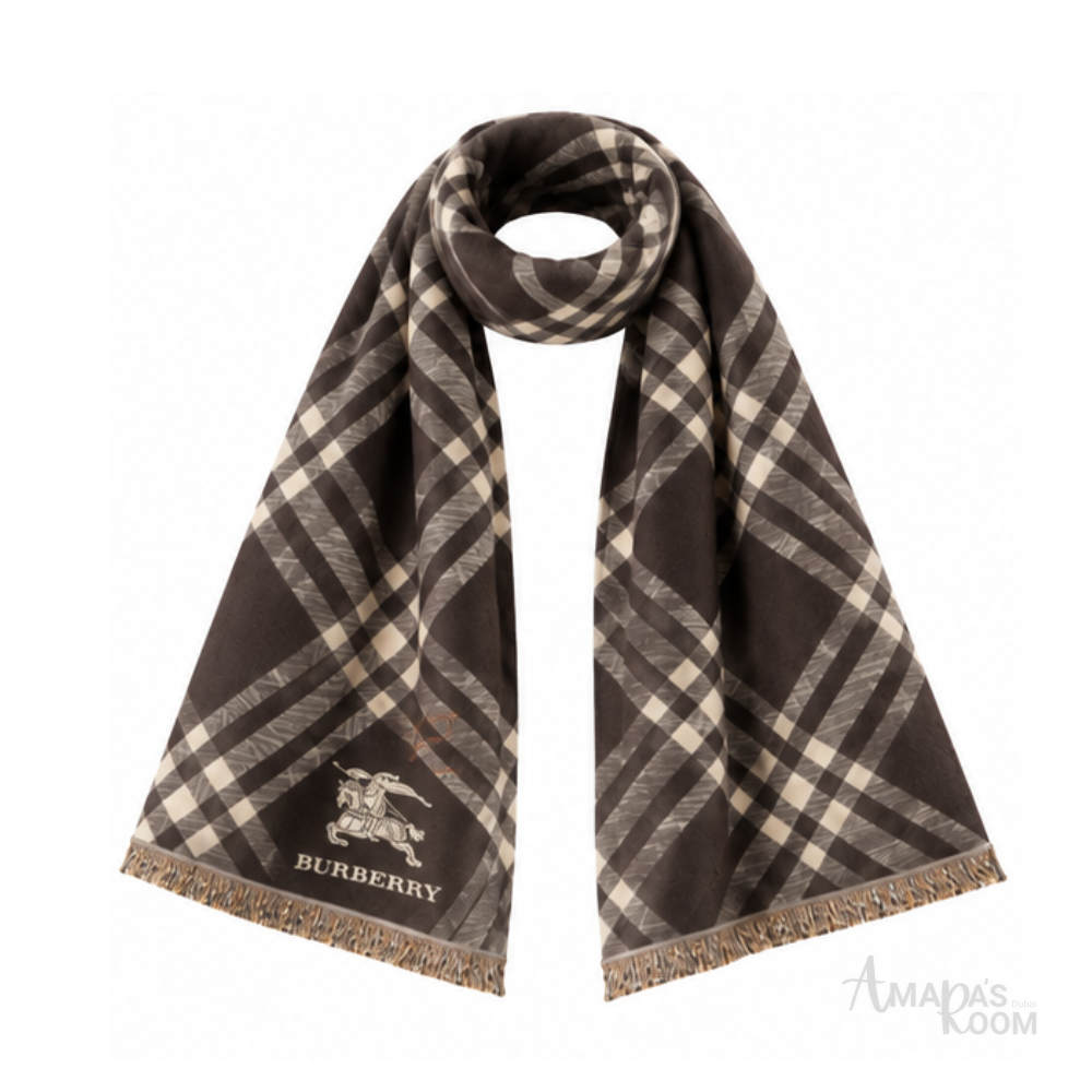Burberry | Scarf Vintage Check Dark Brown - View 3