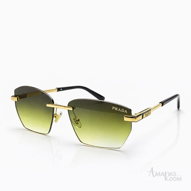 نظارات PRADA | نظارات شمسية كلاسيكية مربعة بتصميم أفياتور