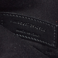 Saint Laurent Uptown Crocodile-Embossed Leather Pouch – Black - View 3