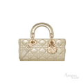 Dior Lady D-Joy Quilted Leather Bag – Gold - View 1