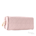 Chanel 25 Mini Quilted Caviar Handbag – Light Pink - View 3