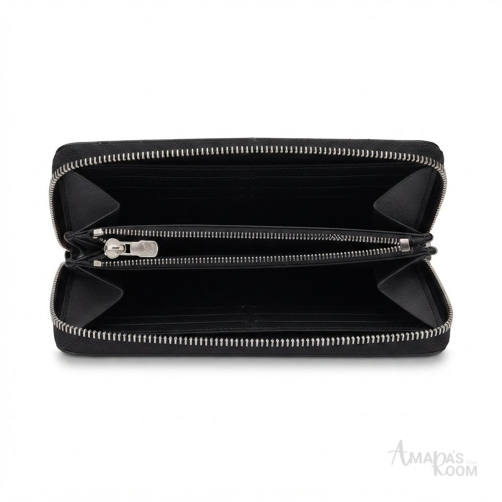 Louis Vuitton Zip-Around Wallet – Black - View 3