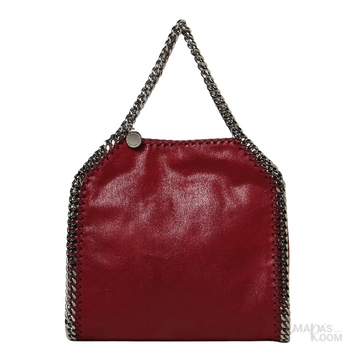 Stella McCartney Eco Shaggy Deer Mini Tote Bag – Rust - View 1