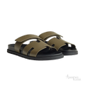 Hermès Chypre Sandals – Vert Toundra - View 1