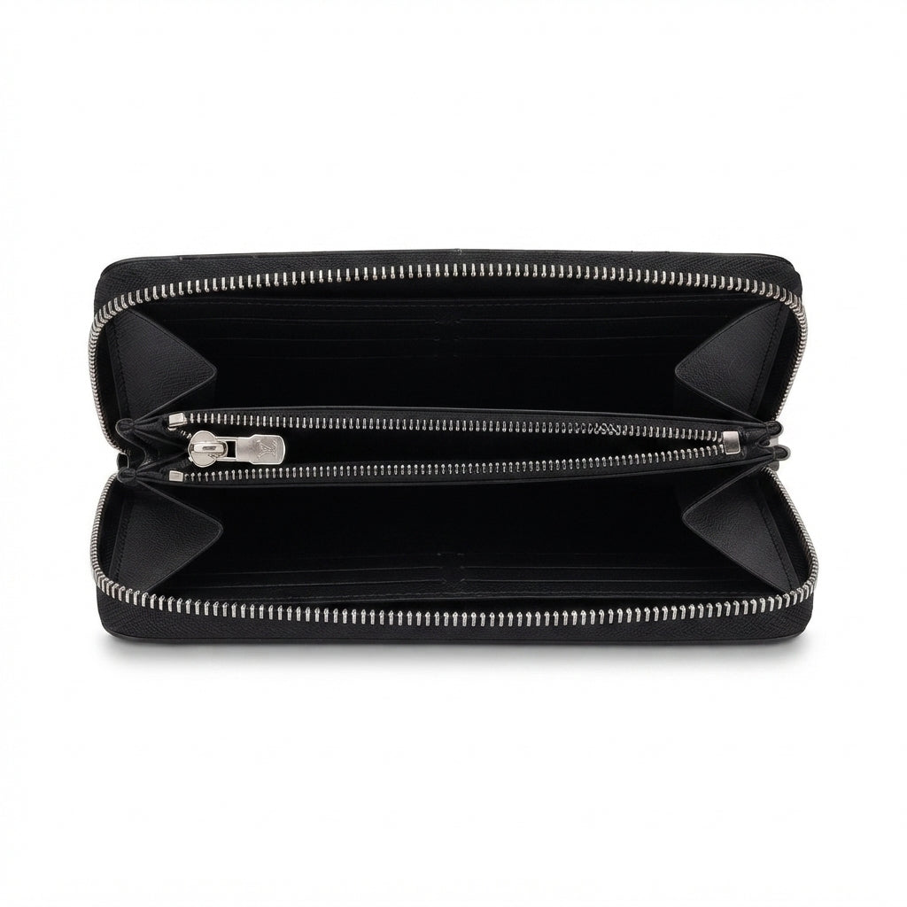 Louis Vuitton Zip-Around Wallet – Black - View 3