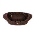 Chanel Suede Hobo Bag – Chocolate Brown - View 4
