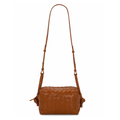Bottega Veneta Woven Leather Crossbody Camera Bag – Brown - View 2